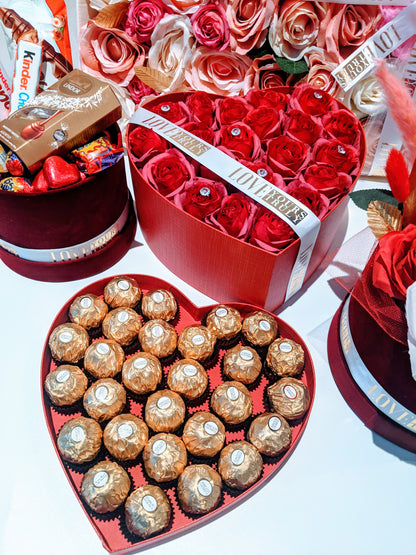 Red Love Heart Box